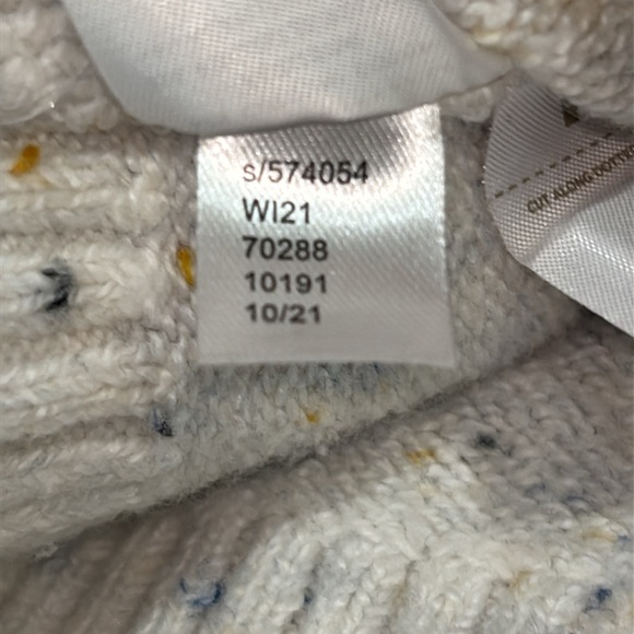 Loft Women’s Flecked Pocket Poncho Sweater with Cowl Neck - Picture 10 of 10